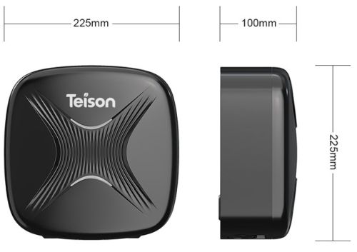 4-TEISON Smart Wallbox Type2 11kw Wi-Fi Cable de carga para vehículo eléctrico
